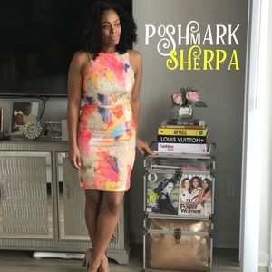 NWT Floral print colorful sleeveless H&M Dress